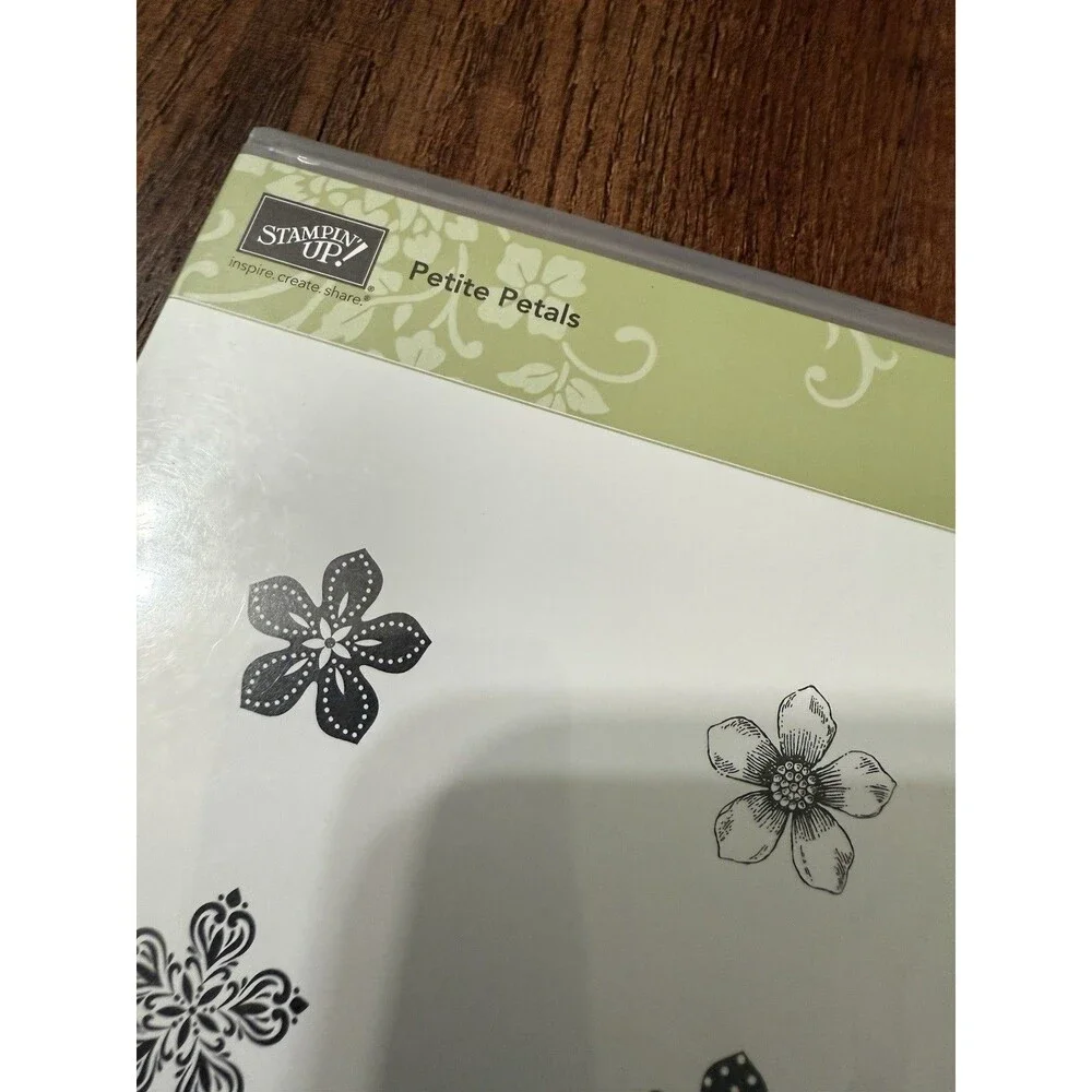 Stampin Up Petite Petals Stamps Stylish Stems Thinlits And Flower Punch Bundle